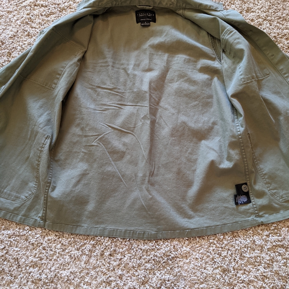 Sanctuary Green Shacket Four Pocket Button Down - Picture 11 of 11